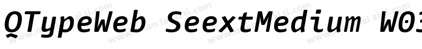 QTypeWeb SeextMedium W03 Rg字体转换